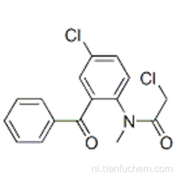 N- (2-benzoyl-4-chloorfenyl) -2-chloor-N-methylaceetamide CAS 6021-21-2